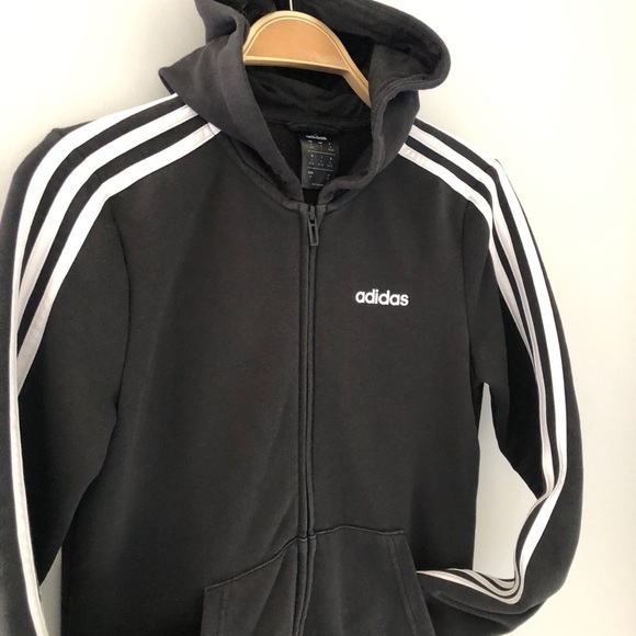 Adidas Full Zip up Black Women’s Hoodie - Picture 6 of 14